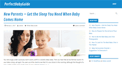 Desktop Screenshot of perfectbabyguide.com