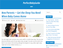 Tablet Screenshot of perfectbabyguide.com